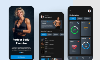 طراحی  اپلیکیشن Fitness موبایل