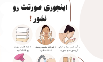 طراحی پوستر با موضوع مراقبت پوستی