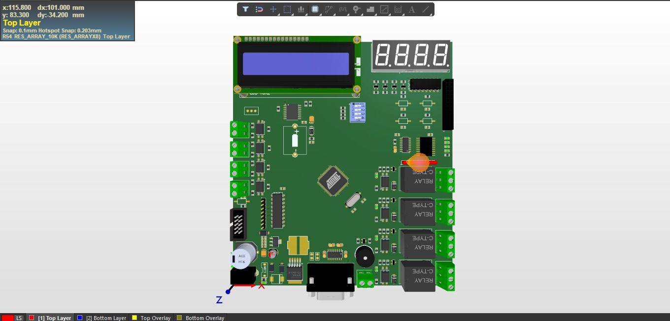 برد الکترونیکی با میکروکنترلر   avr