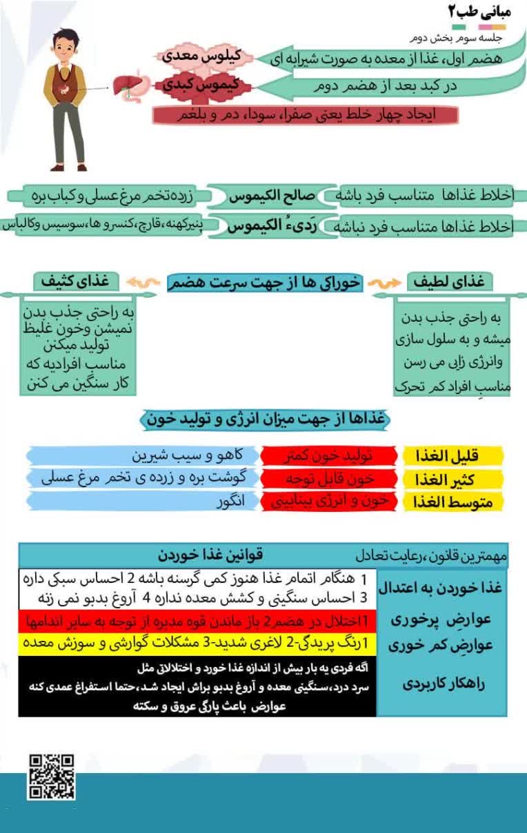 اینفو گرافیک نمونه کار مبانی طب۲