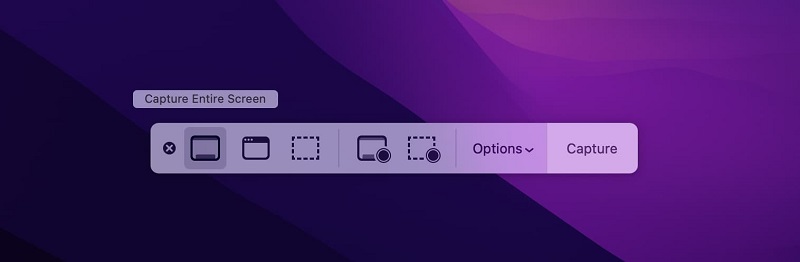 Open Screenshot Toolbar در مک