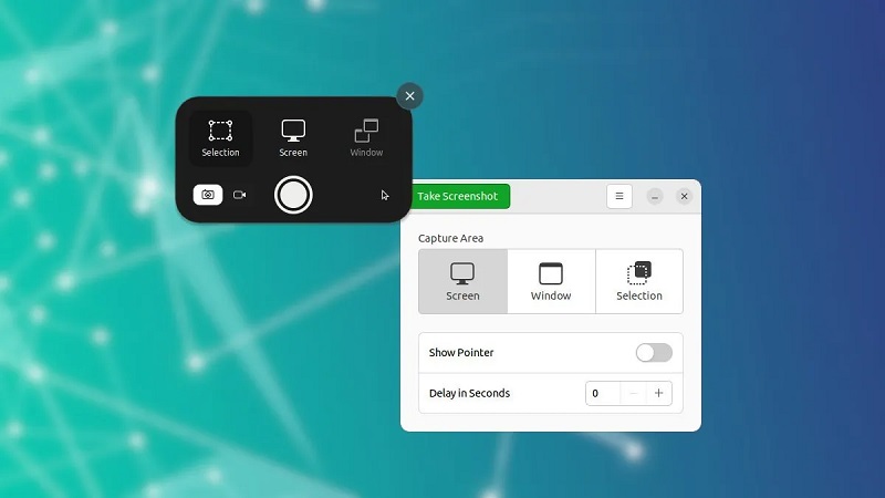 GNOME Screenshot Tool لینوکس