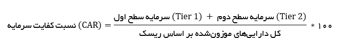 فرمول نسبت کفایت سرمایه